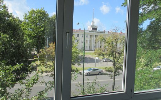 Vaizdas iš buto balkono Klaipėdos senamiestyje